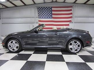 2 owner gray 18&#034; chromes leather heated nav non smoker loaded convertible clean!