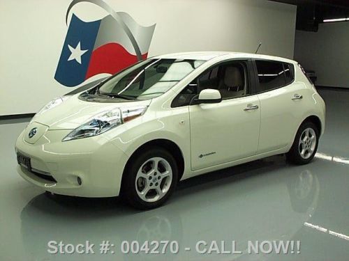 2011 nissan leaf sl zero emission electric nav only 39k texas direct auto