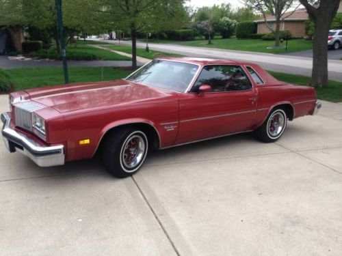 1977 red cutlass supreme brougham 350 rocket- low miles and original owner