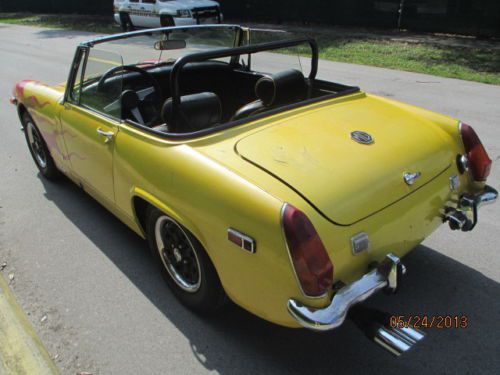 Find used RARE 1971 MG MIDGET ROADSTER RUST FREE WITH LOW 