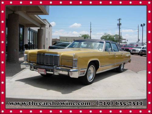 1976 lincoln continental hardtop 4-door 7.5l