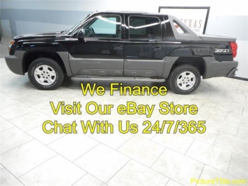 02 chevy avalanche z71 4x4 leather heated seats sunroof we finance texas