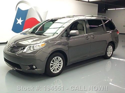 2012 toyota sienna xle 8-pass htd leather sunroof 20k texas direct auto