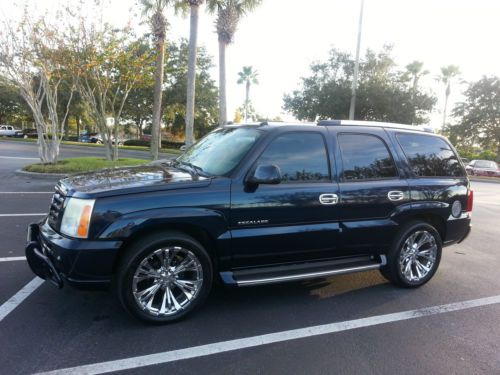 Low reserve! extremely clean 2004 escalade esv for sale by owner. check out pics