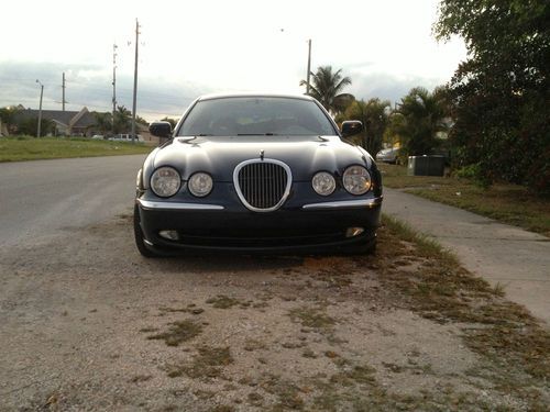 2000 jaguar s-type base sedan 4-door 3.0l v6 no reserve!