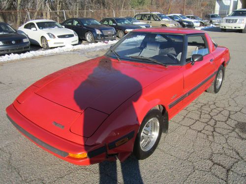 1985 mazda rx-7 gs manual coupe red 132k