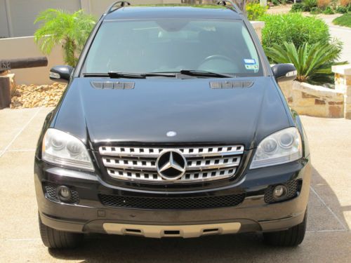 2008 ml 350 4 matic mercedes benz in great condition, black/black, camera