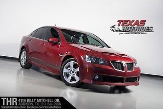 2009 pontiac g8 gt premium pkg low miles! leather, sunroof, htd seats, rare