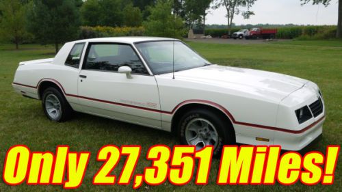 1985 chevrolet monte carlo ss with only 27,351 miles!  305 c.i. 180 h.p. v8 auto