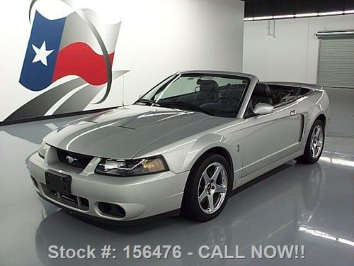 2004 ford mustang svt cobra convertible soft top 6-spd texas direct auto