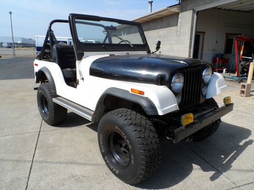 1977 jeep wrangler cj5 ready for the summer! v8! 4x4! absolutely no reserve!
