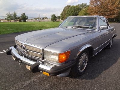 Mercedes benz 560sl roadster convertible/hard top no reserve