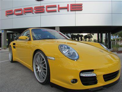 08 turbo 911, 6 speed manual, leather, custom wheels, awd, full leather, 997