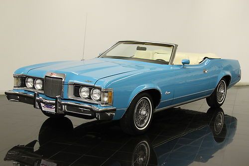 1973 mercury cougar xr7 convertible restored 351ci v8 auto, ac, leather interior