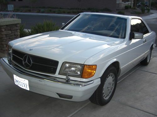 Mercedes benz 560 sec 1989