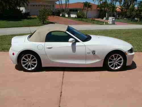 Purchase used 2007 BMW Z4 Roadster 3.0i Convertible White ... Purchase used 2007 BMW Z4 Roadster 3.0i Convertible White ...
