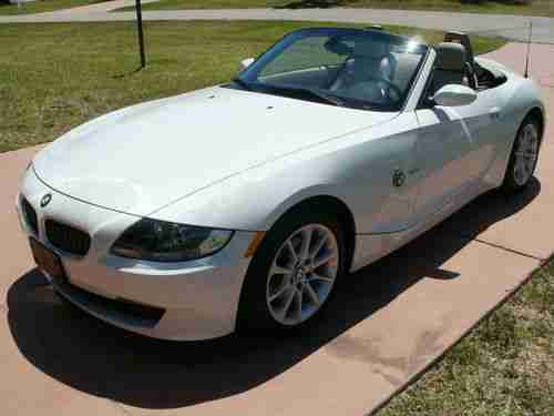 Purchase used 2007 BMW Z4 Roadster 3.0i Convertible White ... Purchase used 2007 BMW Z4 Roadster 3.0i Convertible White ...