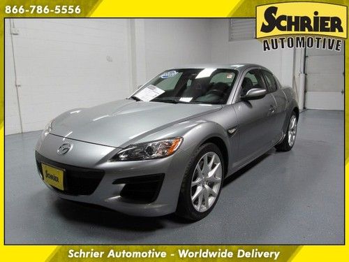 2010 mazda rx-8 sport silver 6 speed manual tran leather seats 18wheels warranty