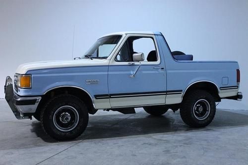 1987 ford bronco xlt 4x4 - clean nevada title, no rust, removable hardtop