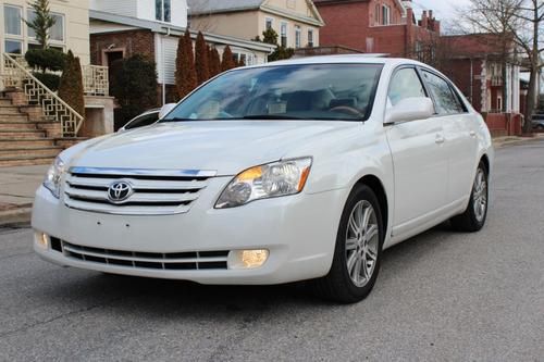 2006 toyota avalon limited nav hid pearl white 1-owner just serviced no reserve