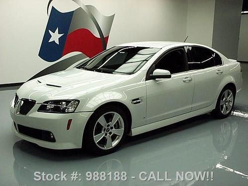 2008 pontiac g8 gt first 888 htd leather 18's 49k miles texas direct auto