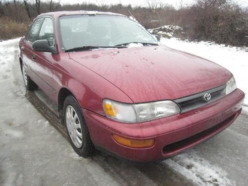 1994 toyota corolla dx *one owner!*86k miles!*clean carfax!*no reserve!*