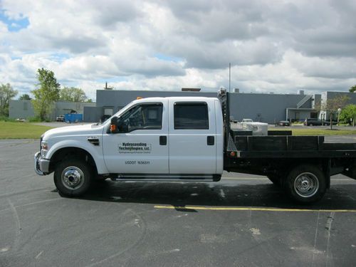 2008 ford f350 4 wd dually diesel  flatbed