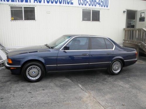 1 owner bmw 735i straight 6 cylinder leather loaded clean lqqk rare 3.5 6cyl