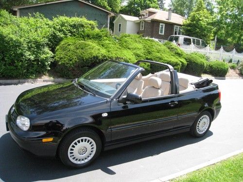 2001 vw cabrio gls low miles new timing belt automatic no reserve auction