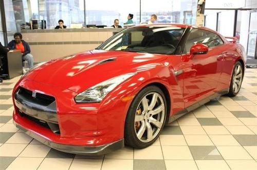 2009 nissan gt-r red low miles brembo navigation leather coupe automatic clean