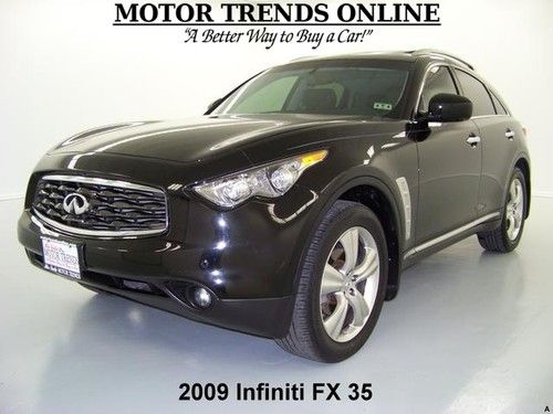 Navigation 360 camera roof deluxe touring htd ac seats 2009 infiniti fx35 54k