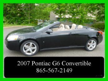 2007 pontiac g6 gt convertible, heated seats, leather 44k miles, automatic