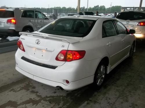 2009 toyota corolla s five speed manual, super clean, 89000 miles.