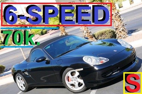 2002 porsche boxster s 6-speed manual 70k. dual power heated seats no reserve