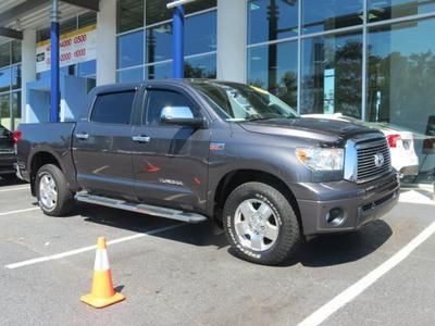 2011 toyota tundra crewmax 4x2 power glass moonroof/leather/trd off-road package