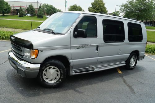 2001 ford e-150 econoline conversion leather seats dvd 1 owner highly maintained