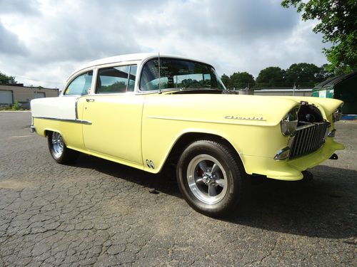 1955 chevrolet 210 383 tunnel ram 4 spd frame off super clean