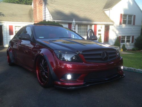 2008 mercedes-benz c350 sport sedan show custom air suspension - wide body