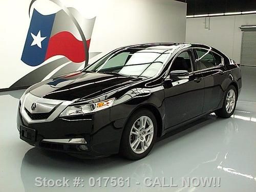 2010 acura tl sunroof htd leather xenons blk on blk 37k texas direct auto