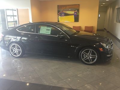 2013 mercedes benz c63 amg coupe obsidian black panorama roof call shaun