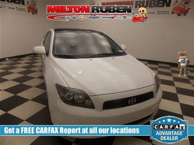 Scion tc hatchback gasoline 2.4l l4 fi dohc 16v super white