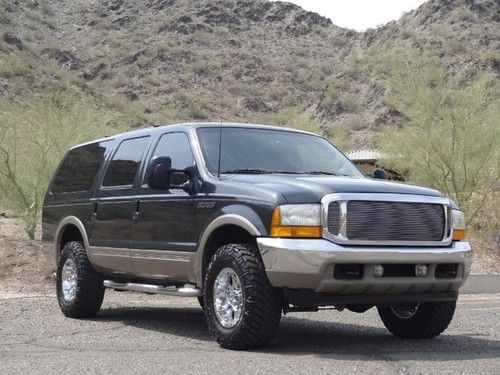 No reserve 01 excursion limited 4x4 7.3 l turbo diesel dvd tv air ride