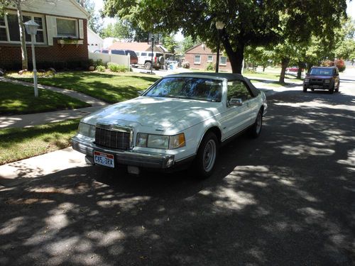 Purchase Used 1989 Lincoln Mark Vii Lsc Convertible 2 Door
