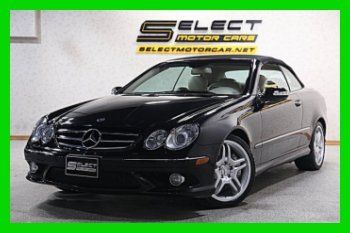 2008 mercedes-benz clk550 convertible-- "navigation"-- "amg sport pkg"-- 18" wh