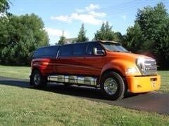 2006 ford f650 6 door, cat powered &amp; custom paint