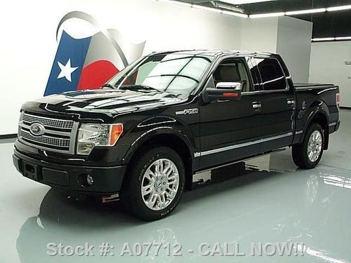 2010 ford f-150 platinum crew nav rear cam 20's 37k mi texas direct auto