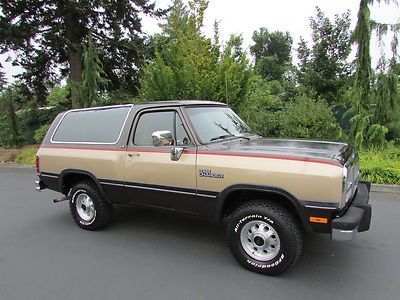 Rare 1 owner ramcharger all original survivor! must see 4x4! 100pix+video w150