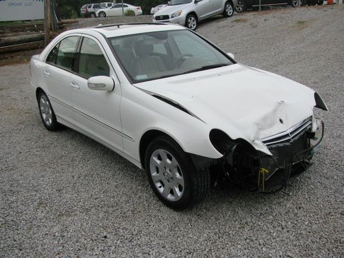 2006 mercedes c350 4matic auto clear title damaged repairable