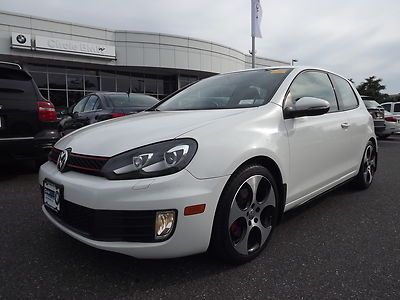 White low miles front wheel drive sport navigation mp3 a/c power everything gti