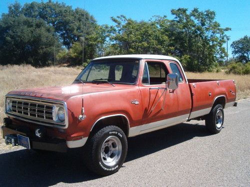 1976 dodge club cab 3/4 ton 4x4 1 owner rust free